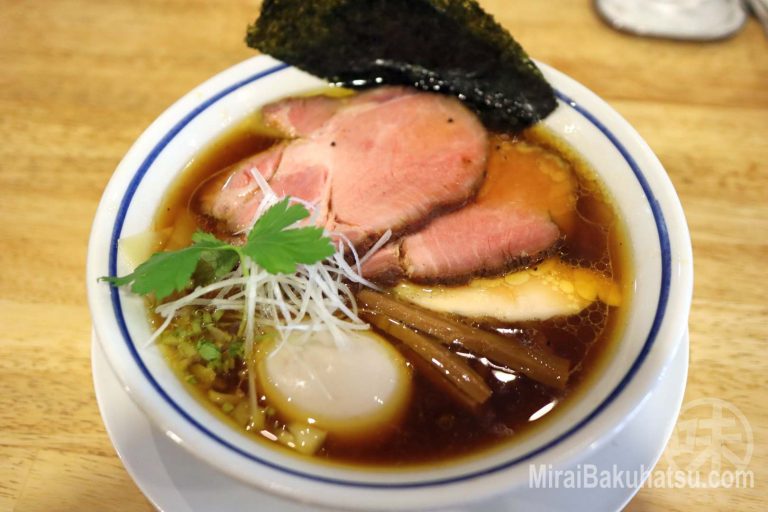特製醤油ラーメン＠手打式　超多加水麺　ののくら